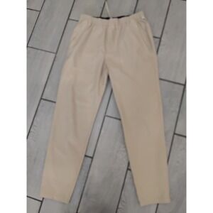 Lululemon Lab Mens Tapered Elastic Waist Pants Tan Beige Size M